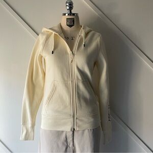 Arc’teryx Women's Zip Up Hoodie Hooded Cream Sweatshirt - S